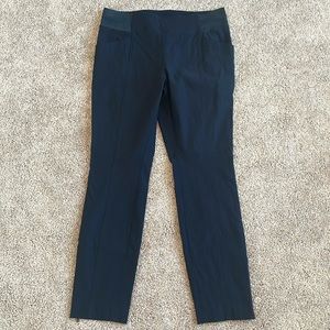 NWOT Nic + Zoe Black Elastic Waist Pants Size 12